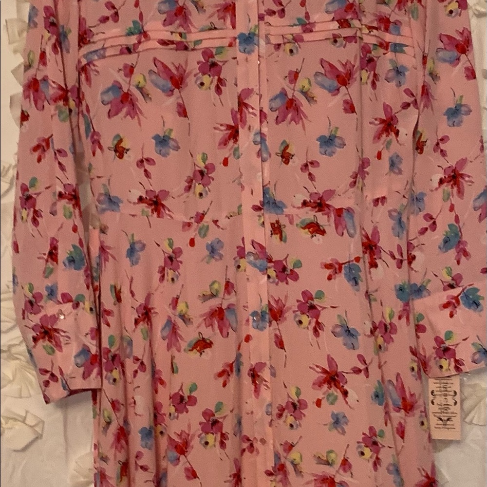 Never worn before. Pink midi dress